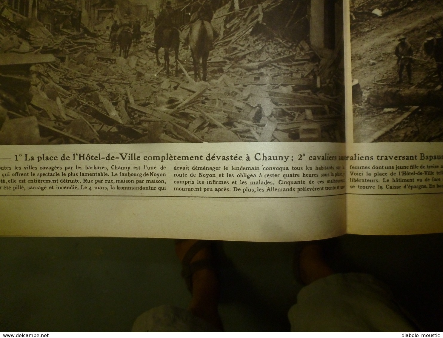 1917 LE MIROIR:Crimes à Crouchévatz (Serbie); Manequins explosifs;Chauny,Bapaume,Peronne;British-Army;Les portugais;etc