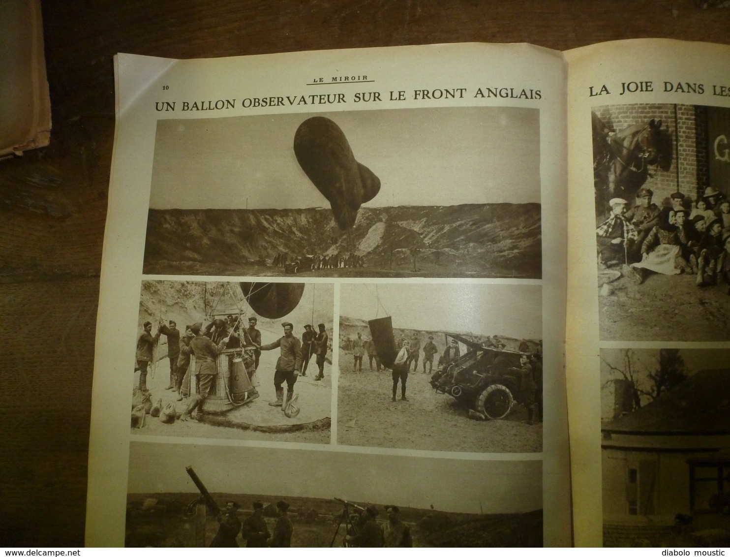 1917 LE MIROIR:Crimes à Crouchévatz (Serbie); Manequins explosifs;Chauny,Bapaume,Peronne;British-Army;Les portugais;etc