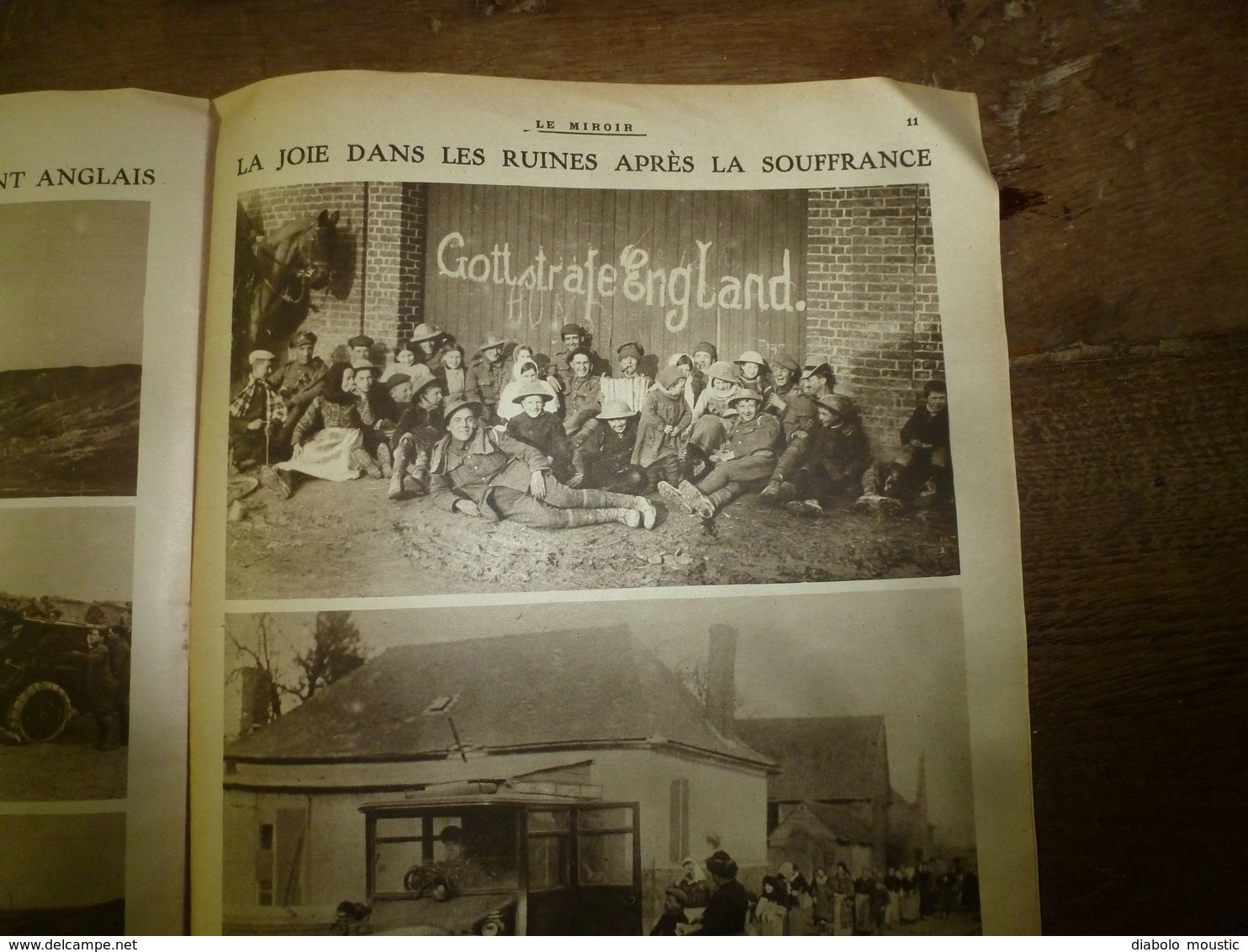 1917 LE MIROIR:Crimes à Crouchévatz (Serbie); Manequins explosifs;Chauny,Bapaume,Peronne;British-Army;Les portugais;etc