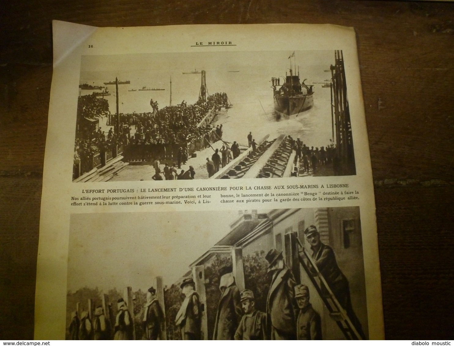 1917 LE MIROIR:Crimes à Crouchévatz (Serbie); Manequins explosifs;Chauny,Bapaume,Peronne;British-Army;Les portugais;etc