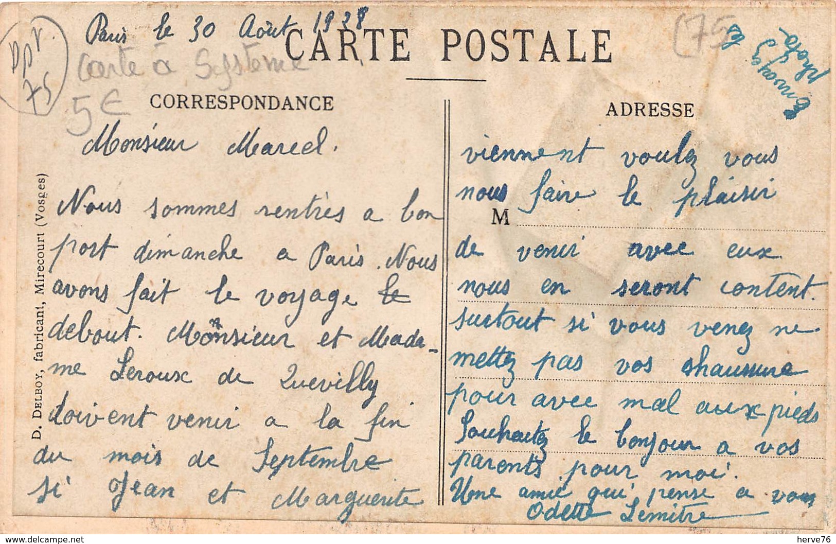 Carte à Système (10 Vues) - N'as-tu Jamais Vu PARIS - Avion - Dreh- Und Zugkarten