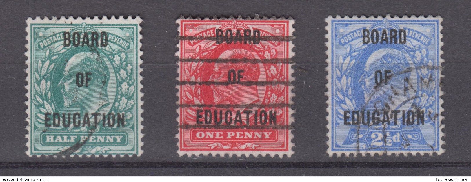 Great Britain 1902 Board Of Education - Dienstmarken