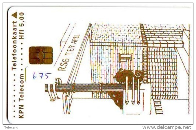 NEDERLAND CHIP TELEFOONKAART CRD 675 * RSG Ter Apel * Telecarte A PUCE PAYS-BAS ONGEBRUIKT MINT - Privé