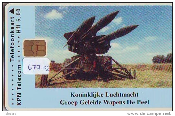 NEDERLAND CHIP TELEFOONKAART CRD 677.02 * KONINKLIJKE LUCHTMACHT * Telecarte A PUCE PAYS-BAS ONGEBRUIKT MINT - Armada