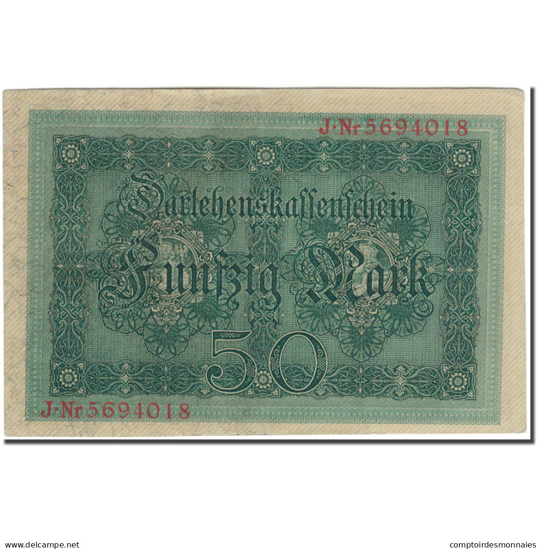 Billet, Allemagne, 50 Mark, 1914-08-05, KM:49b, SUP - 50 Mark