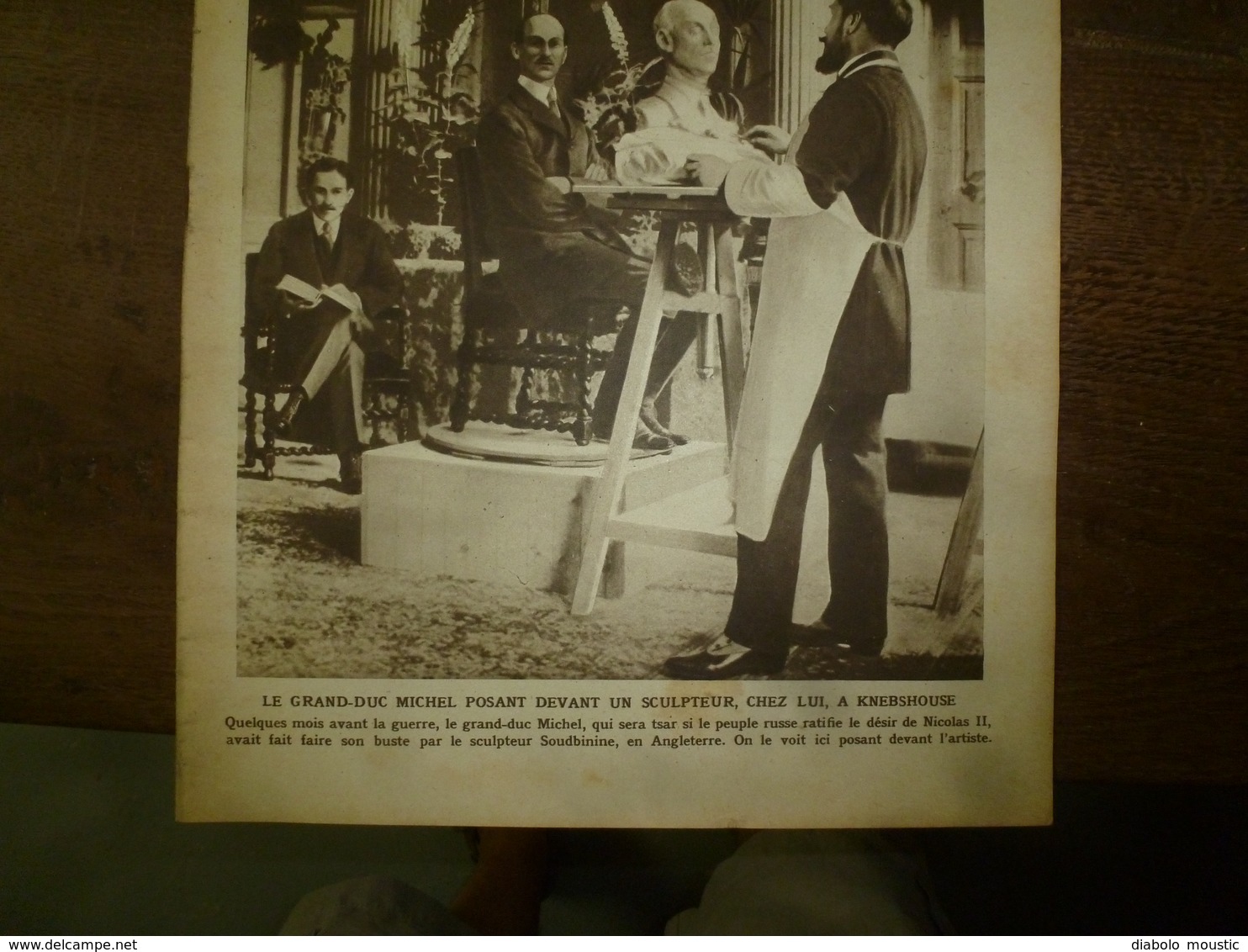 1917 LE MIROIR:Grd Duc Michel à Knebshouse;Roye,Bapaume,Noyon;Tirailleurs Du Pacifique à Nouméa;Marie De Roumanie;etc - Français