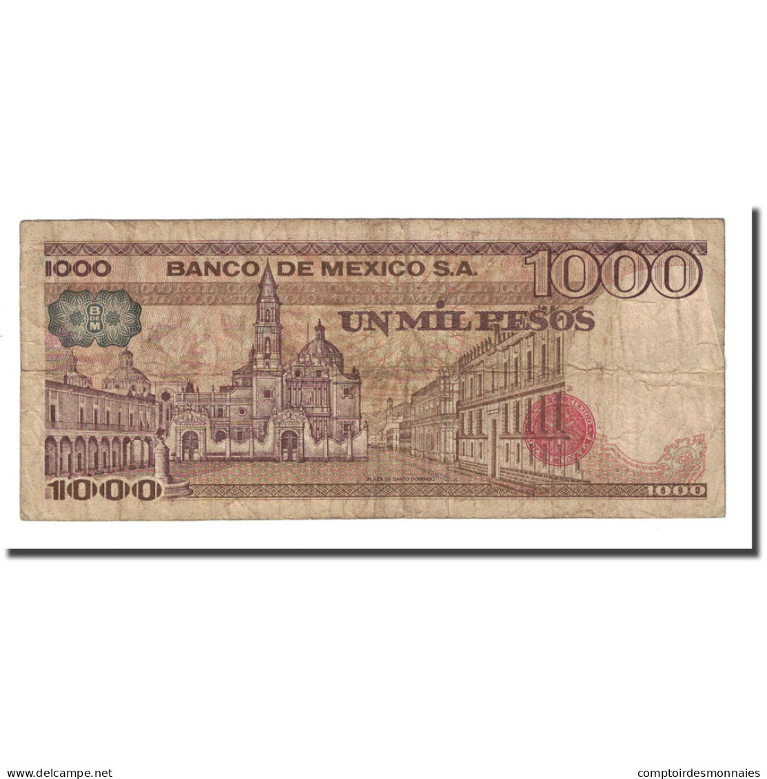 Billet, Mexique, 1000 Pesos, 1982-03-25, KM:76d, TB - Messico