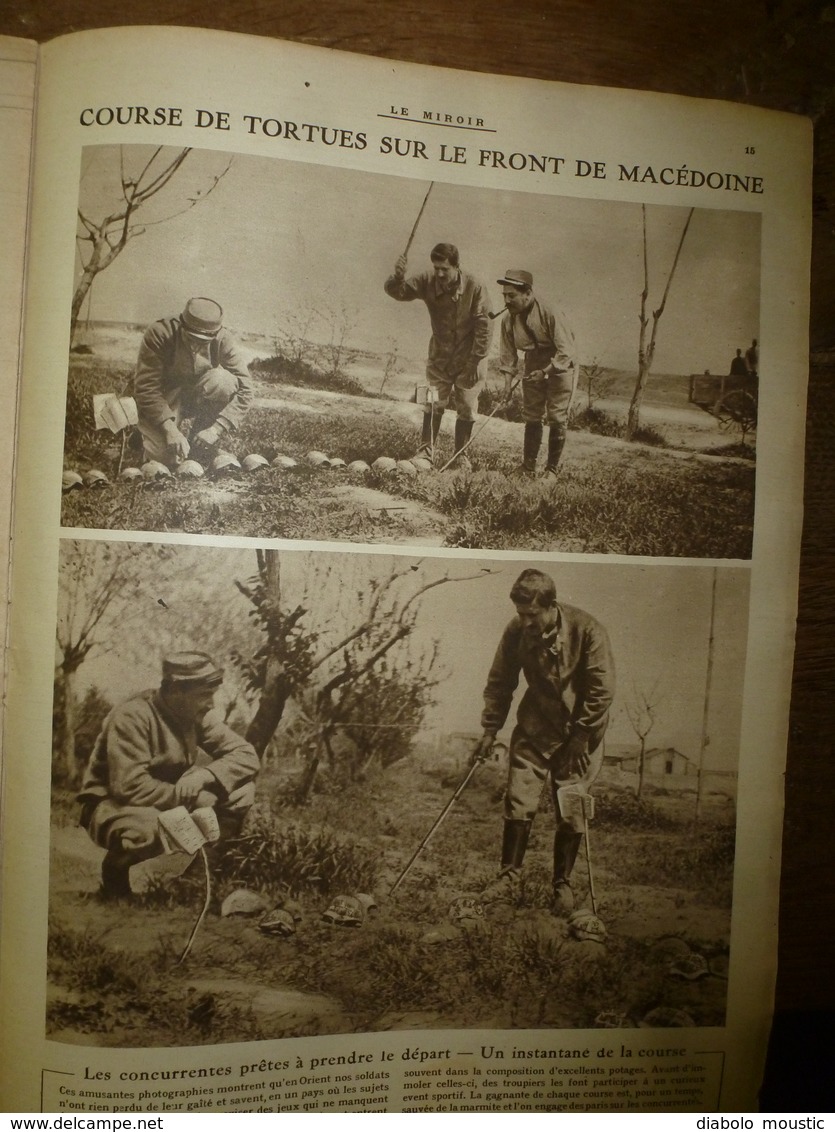 1917 LE MIROIR:Course De Tortues Sur Le Front;Nicolas II Et Alexis;Belges En Afrique Allemande;Gravure De Carrey;etc - French