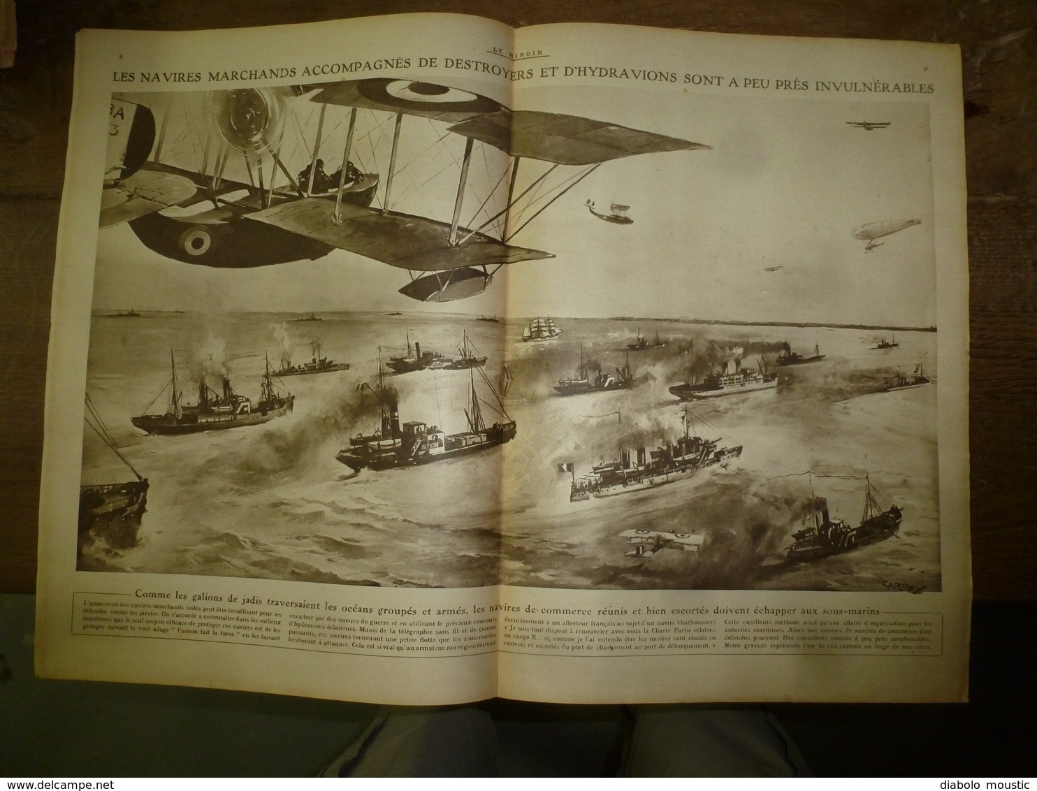 1917 LE MIROIR:Course De Tortues Sur Le Front;Nicolas II Et Alexis;Belges En Afrique Allemande;Gravure De Carrey;etc - Français