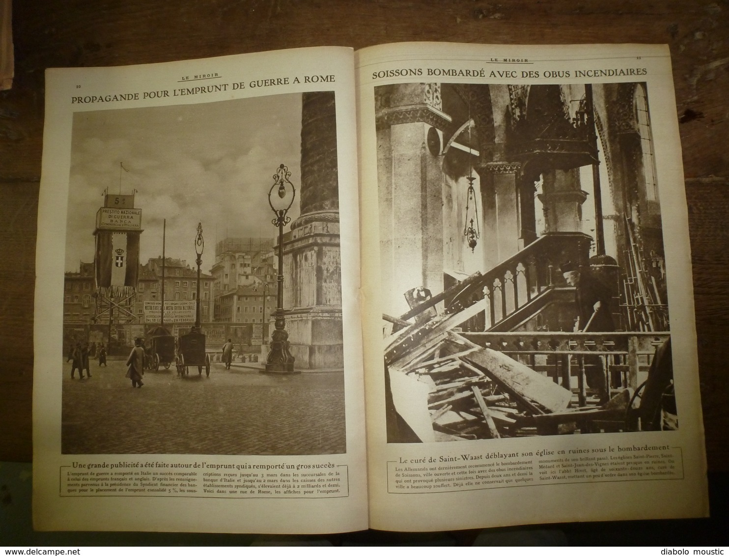 1917 LE MIROIR:Course de tortues sur le front;Nicolas II et Alexis;Belges en Afrique allemande;Gravure de Carrey;etc