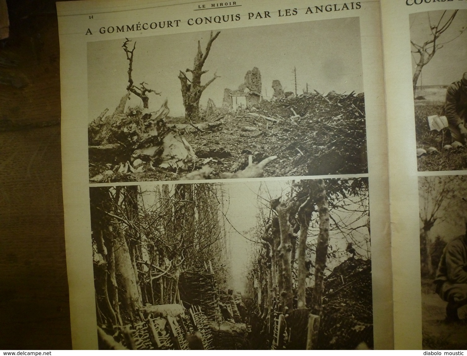 1917 LE MIROIR:Course de tortues sur le front;Nicolas II et Alexis;Belges en Afrique allemande;Gravure de Carrey;etc