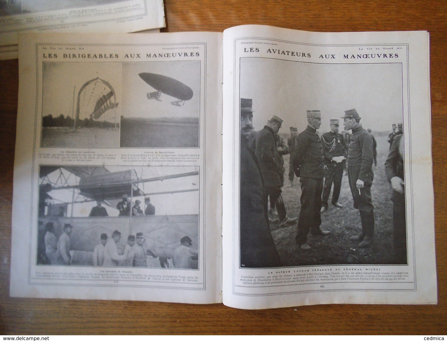 LA VIE AU GRAND AIR N°626 DU 17 SEPTEMBRE 1910 CHAVEZ DESCEND DE SON APPAREIL,DE PARIS A CLERMONT PAR LES AIRS,WEYMANN,L - 1900 - 1949