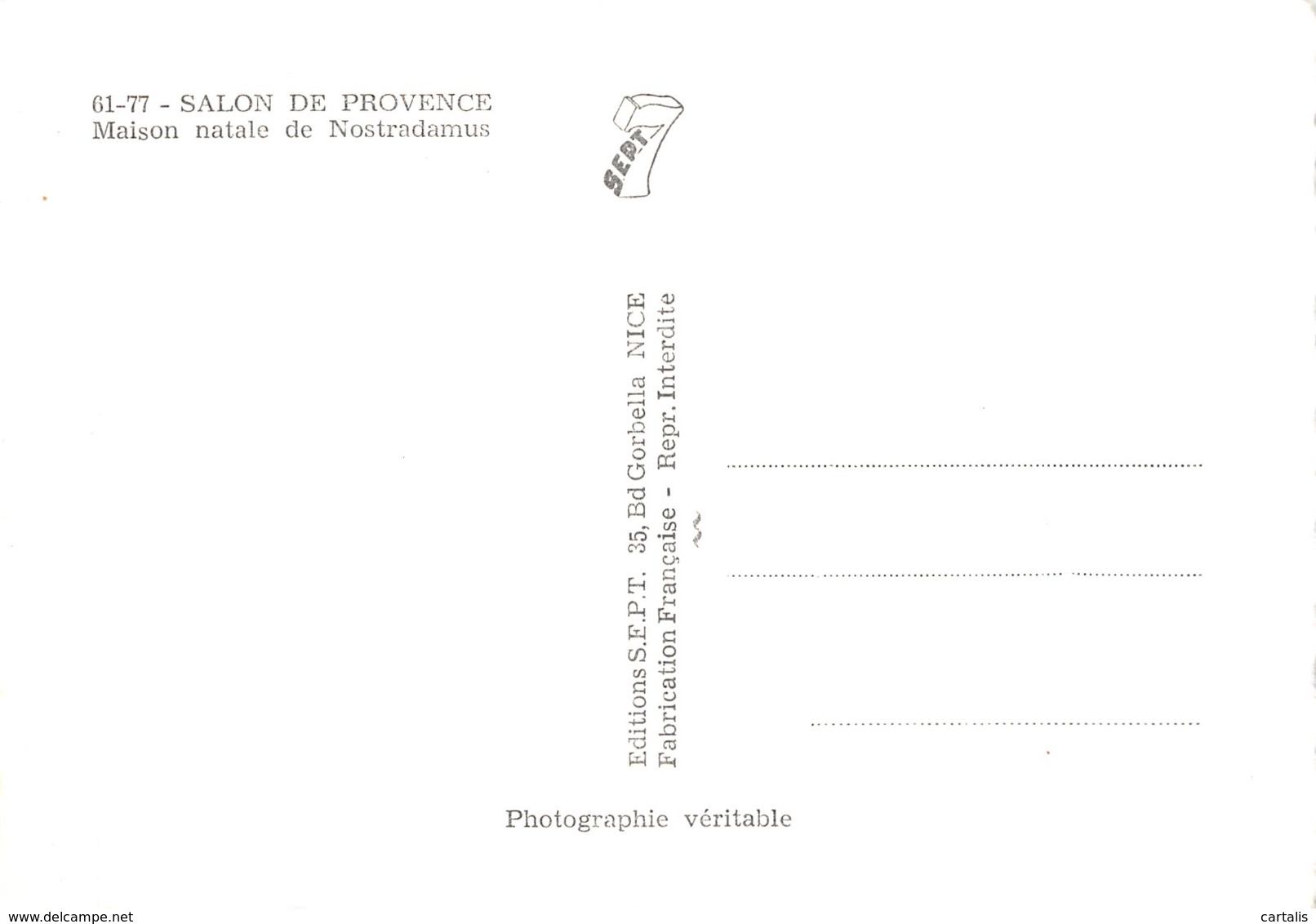 13-SALON DE PROVENCE-N°C-4336-D/0043 - Salon De Provence