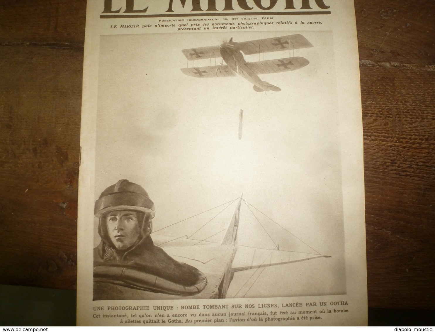 1917 LE MIROIR:Ecossais à Flesquières Et Masnières;Gotha Bombe;Thanks De WilliamTritton;Lénine Et Trotsky;Odessa;etc - Français