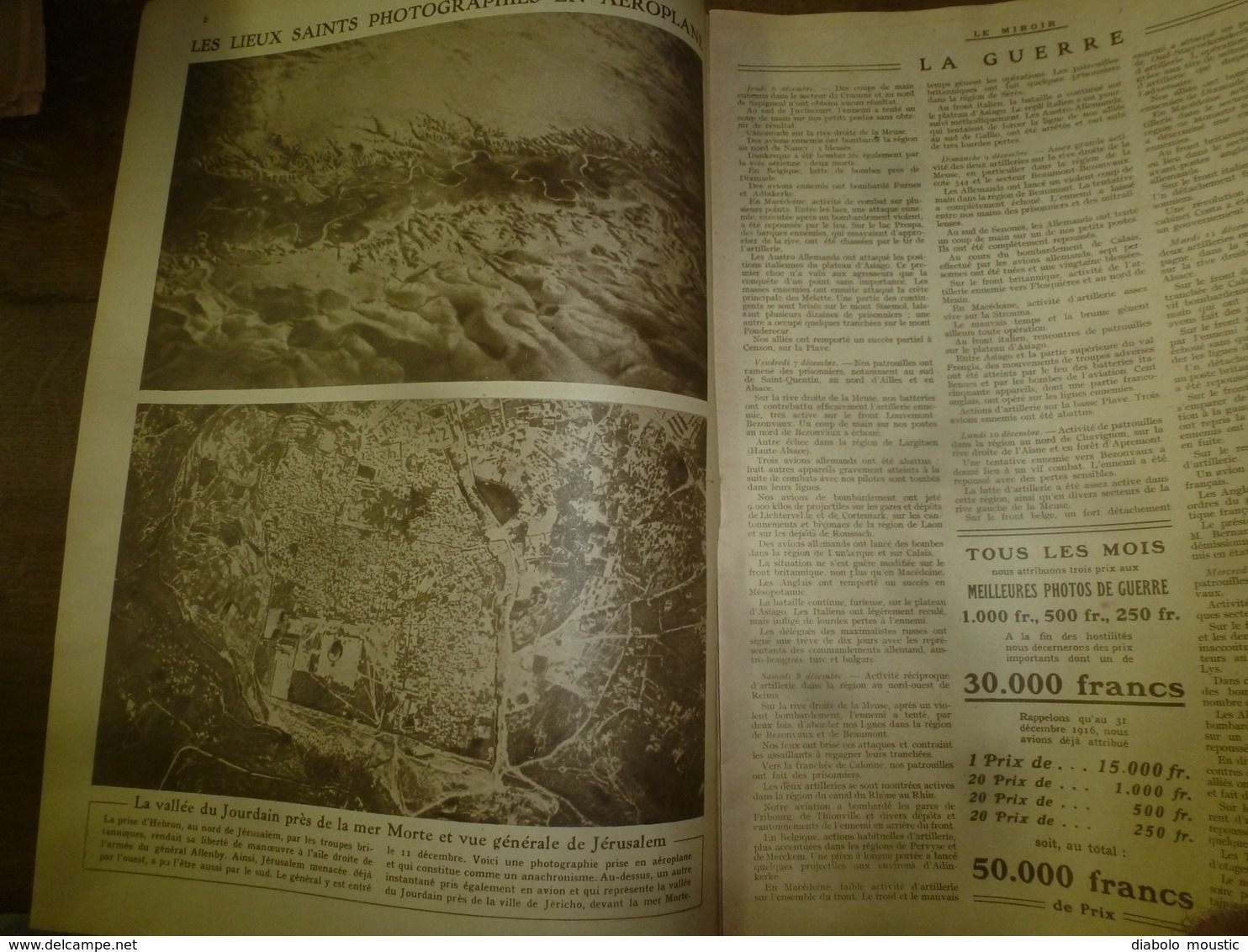 1917 LE MIROIR:Ecossais à Flesquières Et Masnières;Gotha Bombe;Thanks De WilliamTritton;Lénine Et Trotsky;Odessa;etc - Français