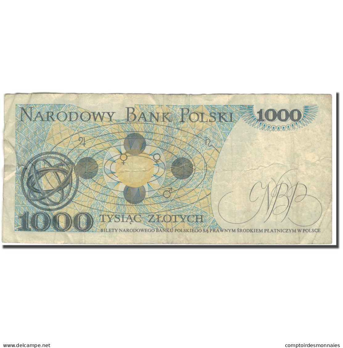 Billet, Pologne, 1000 Zlotych, 1982-06-01, KM:146c, B - Pologne