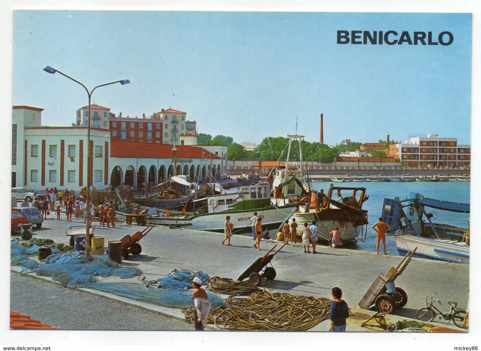 Espagne -- BENICARLO  -- Puerto  --Vista  Parcial  (animée , Bateaux) - Castellón