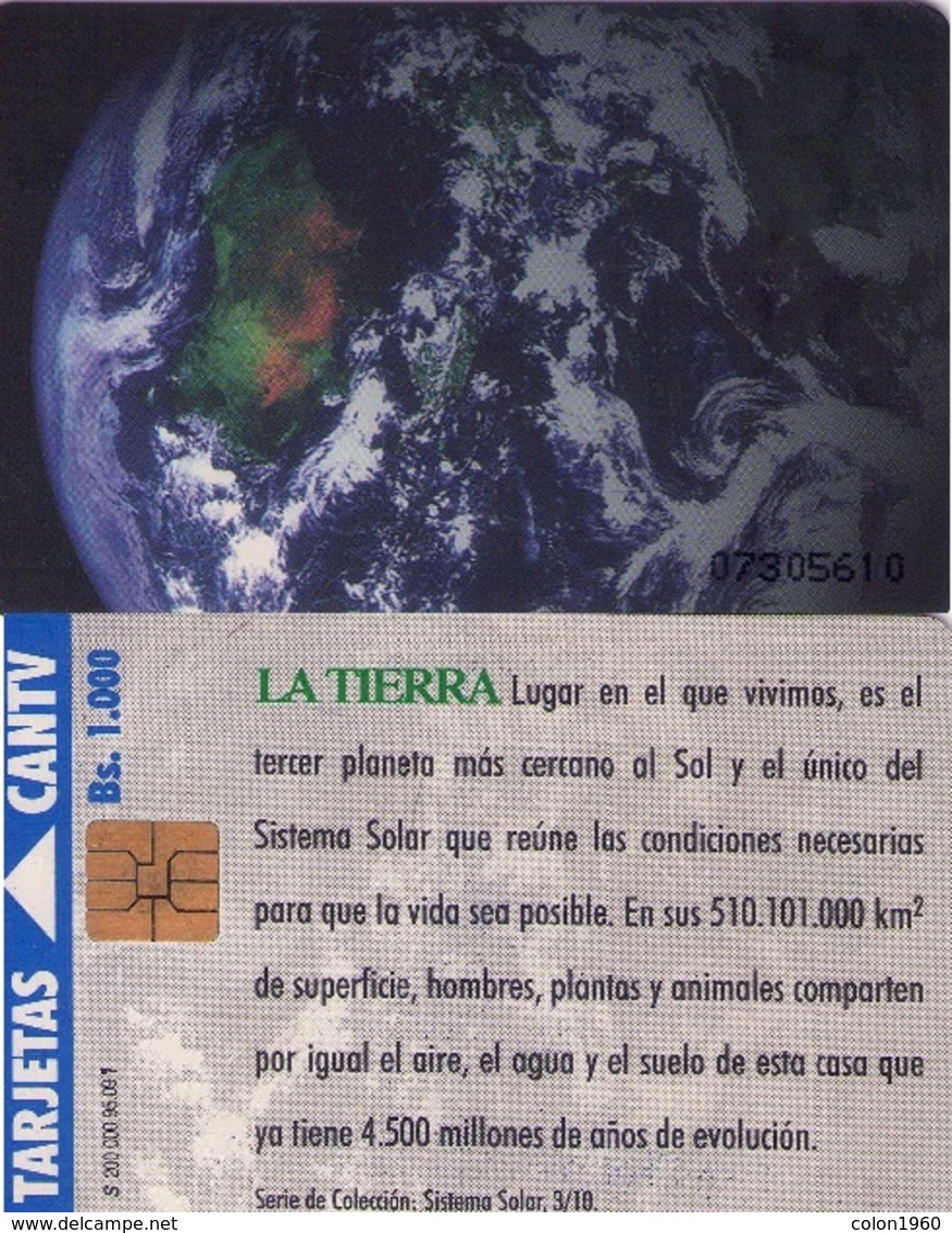 VENEZUELA. CAN2-0090B. SISTEMA SOLAR 3/10, LA TIERRA. 09-1995. (488) - Espacio