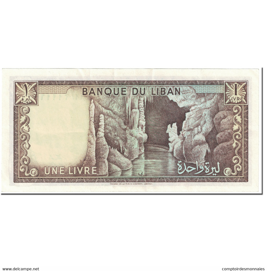 Billet, Lebanon, 1 Livre, 1980, 1980, KM:61c, SUP - Liban