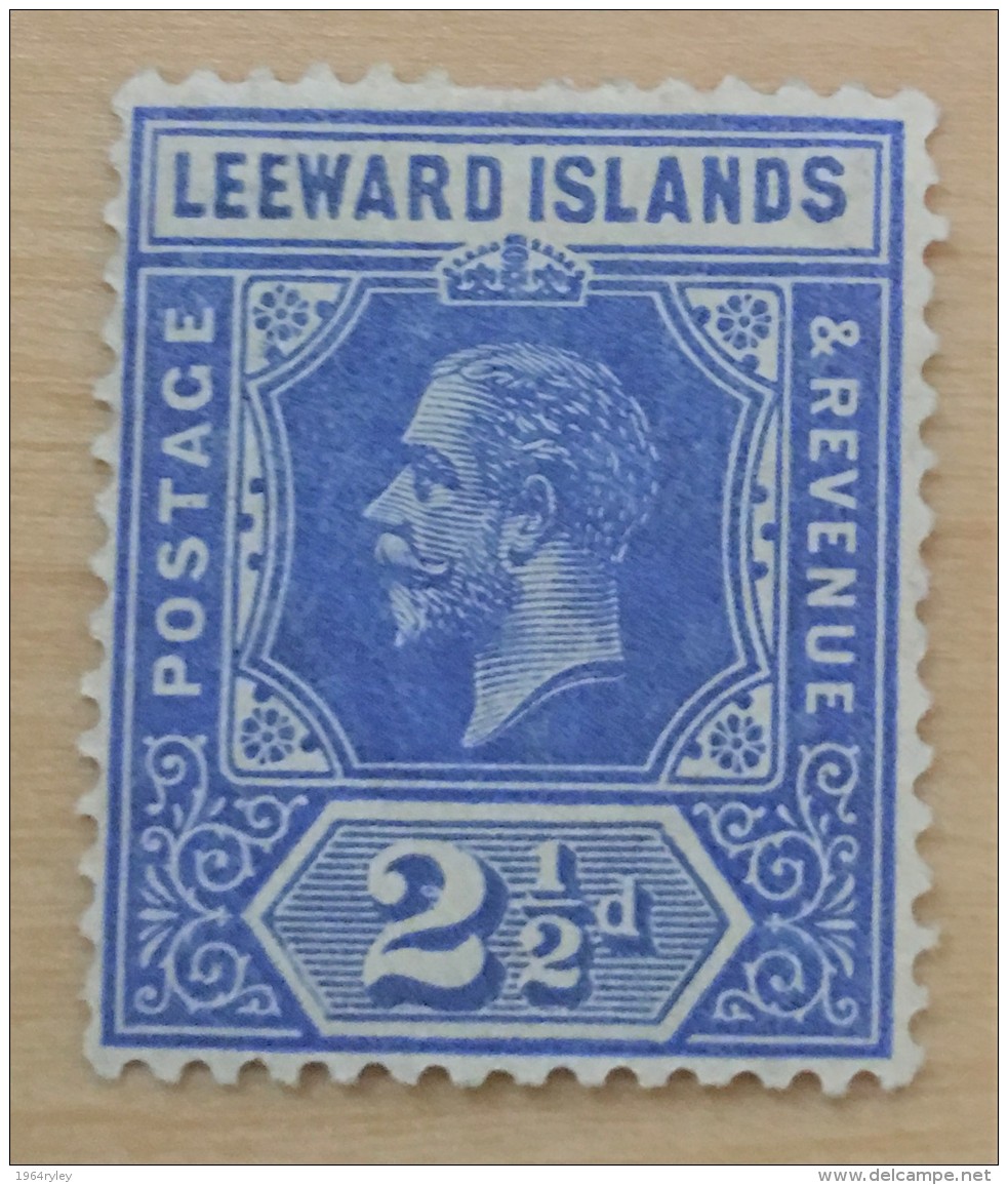 Leeward Isands   - MH*  - 1927   - # 70 - Leeward  Islands