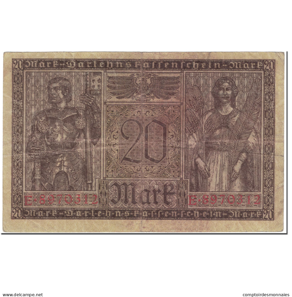 Billet, Allemagne, 20 Mark, 1918, 1918-02-20, KM:57, TTB - 20 Mark