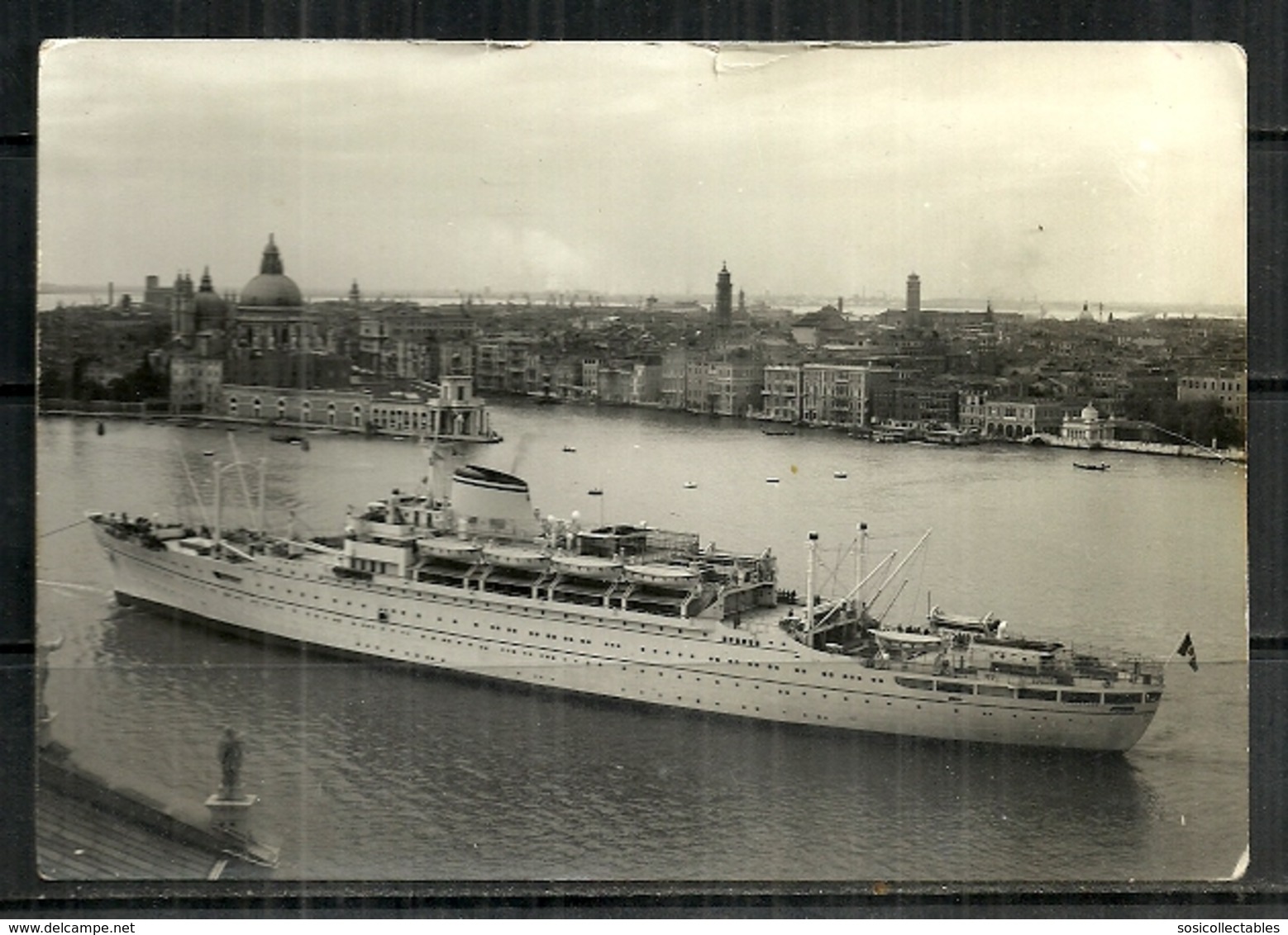 M.S. " Africa " Postcard - Steamers