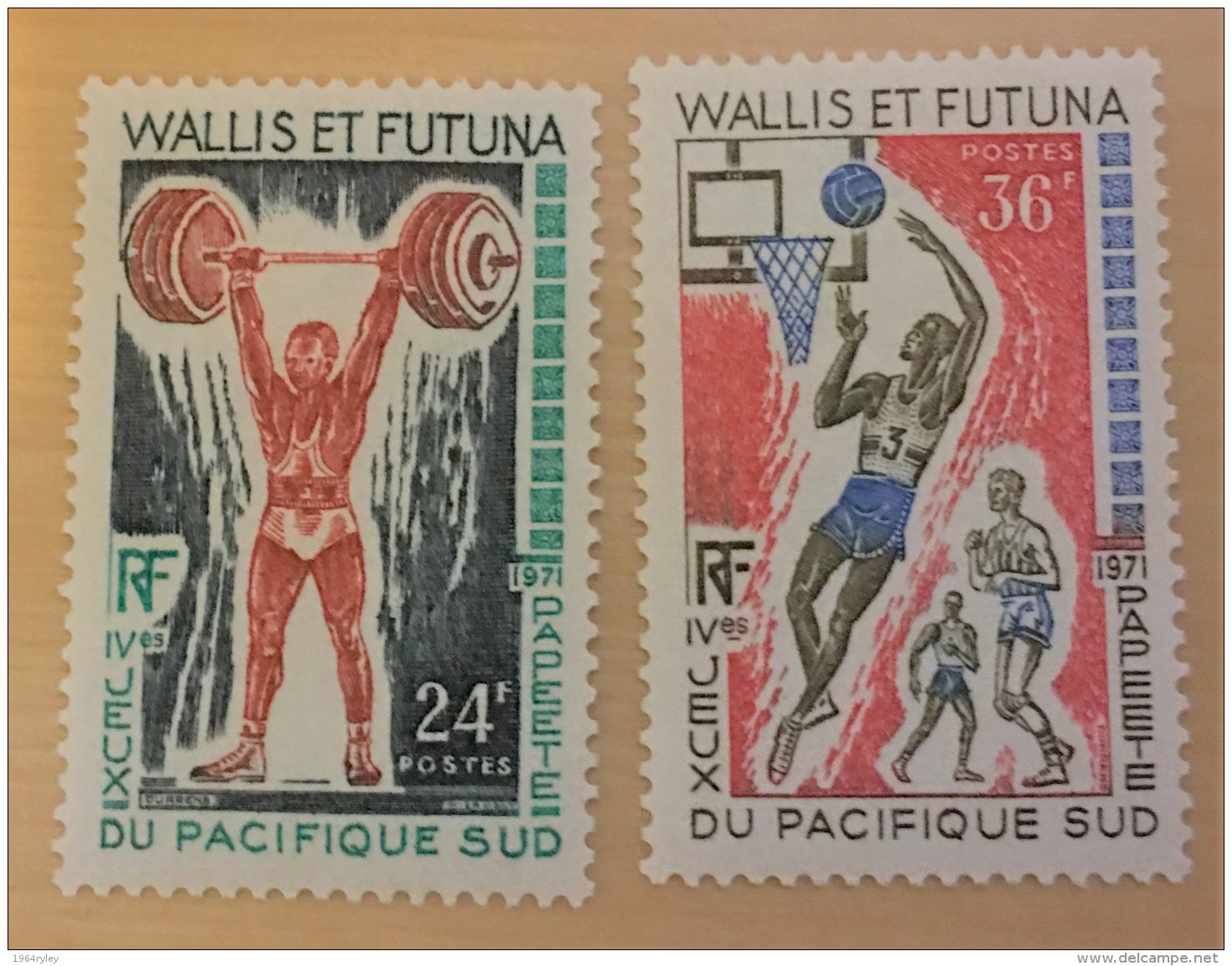 Wallis &amp; Futuna - MH*    - 1971 - # 175/176 - Unused Stamps