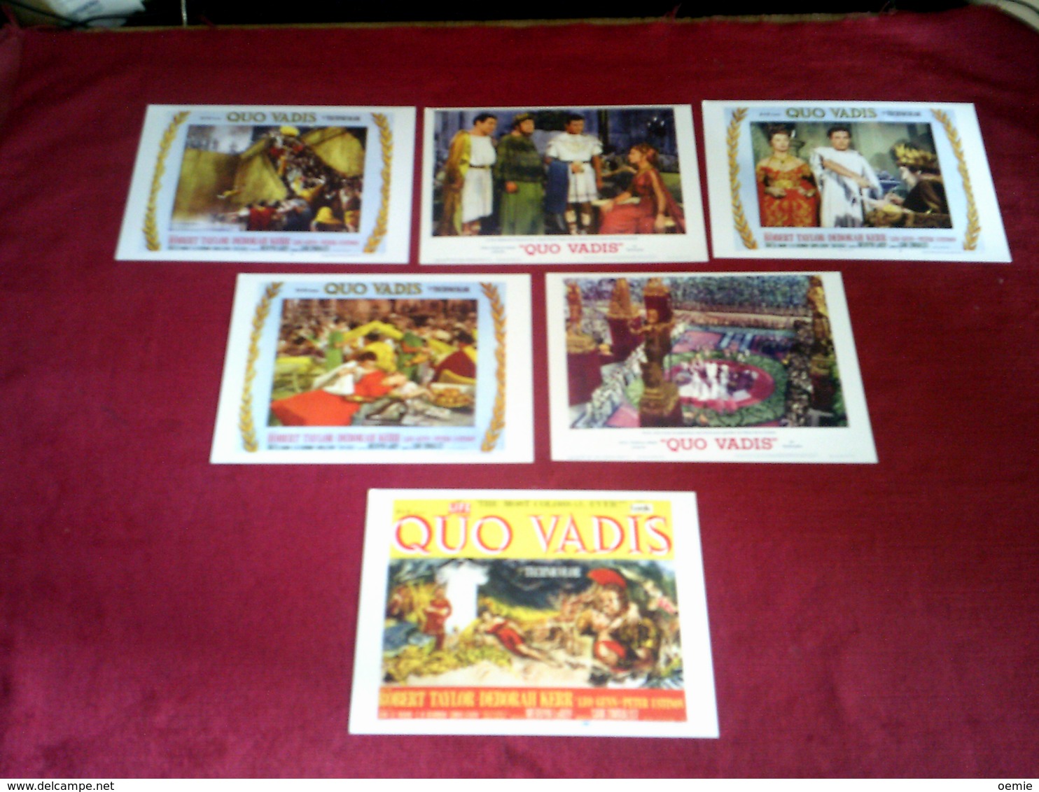 QUO VADIS  ° EDITION COLLECTOR  PRESTIGE ° AVEC ROBERT TAYLOR  DEBORAH KERR   LEO GENN ET PETER USTINOV AVEC PHOTOS DU F