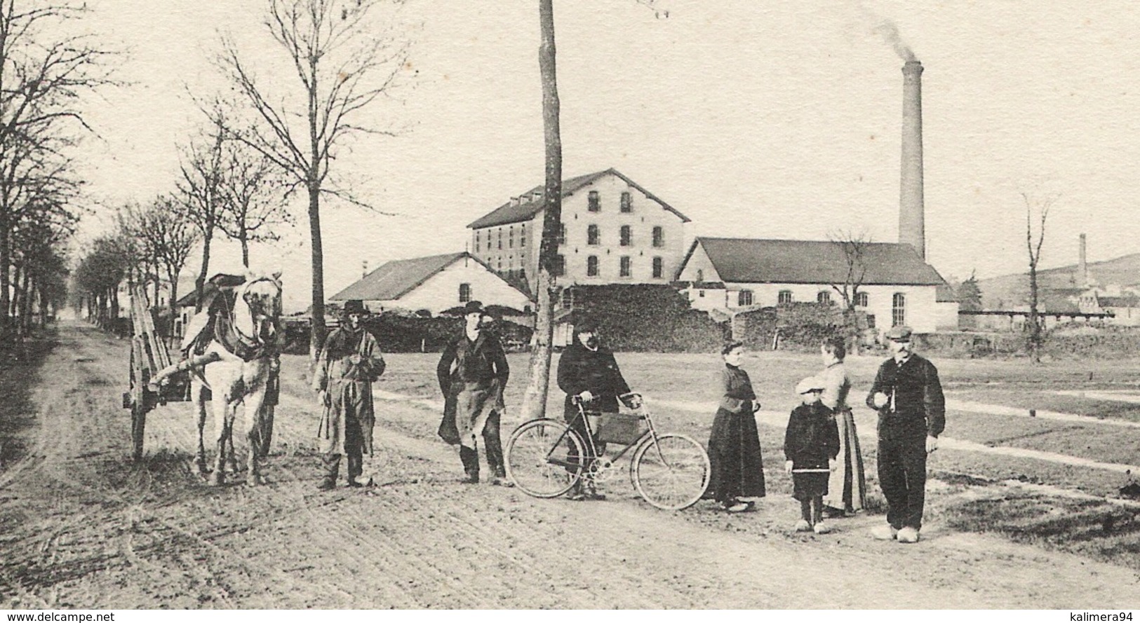 VOSGES  /  ANOULD  /  LES  PÂTES  CHIMIQUES  AUX  SOUCHES ( Bel Attelage Et Bicyclette ) /  Edit.  WEICK  N° 4952 - Anould