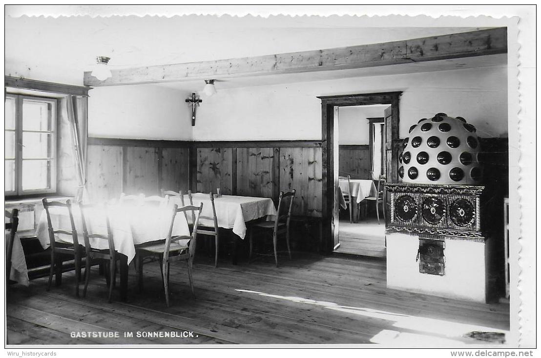 AK 0026  Sölden - Gaststube Im Sonnblick  ( Kachelofen ) / Verlag Much Heiss Nachf. Um 1940-50 - Sölden