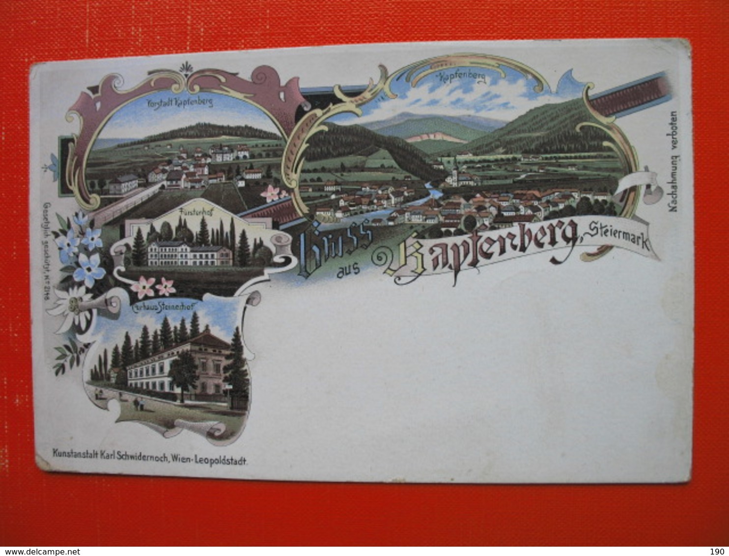 Gruss Aus Kapfenberg.Lithografie - Kapfenberg