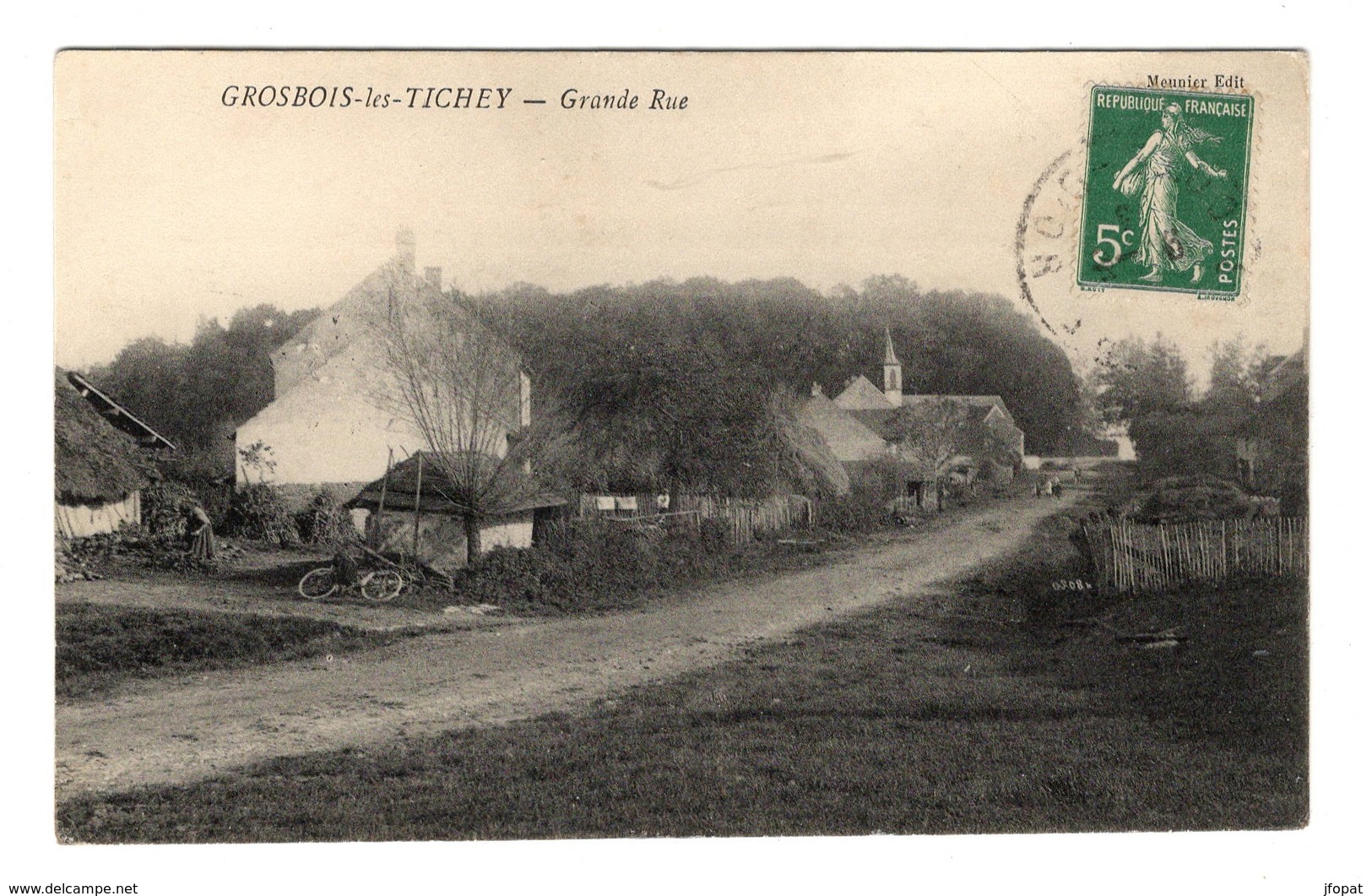 21 COTE D'OR - GROSBOIS LES TICHEY Grande Rue - Sonstige & Ohne Zuordnung