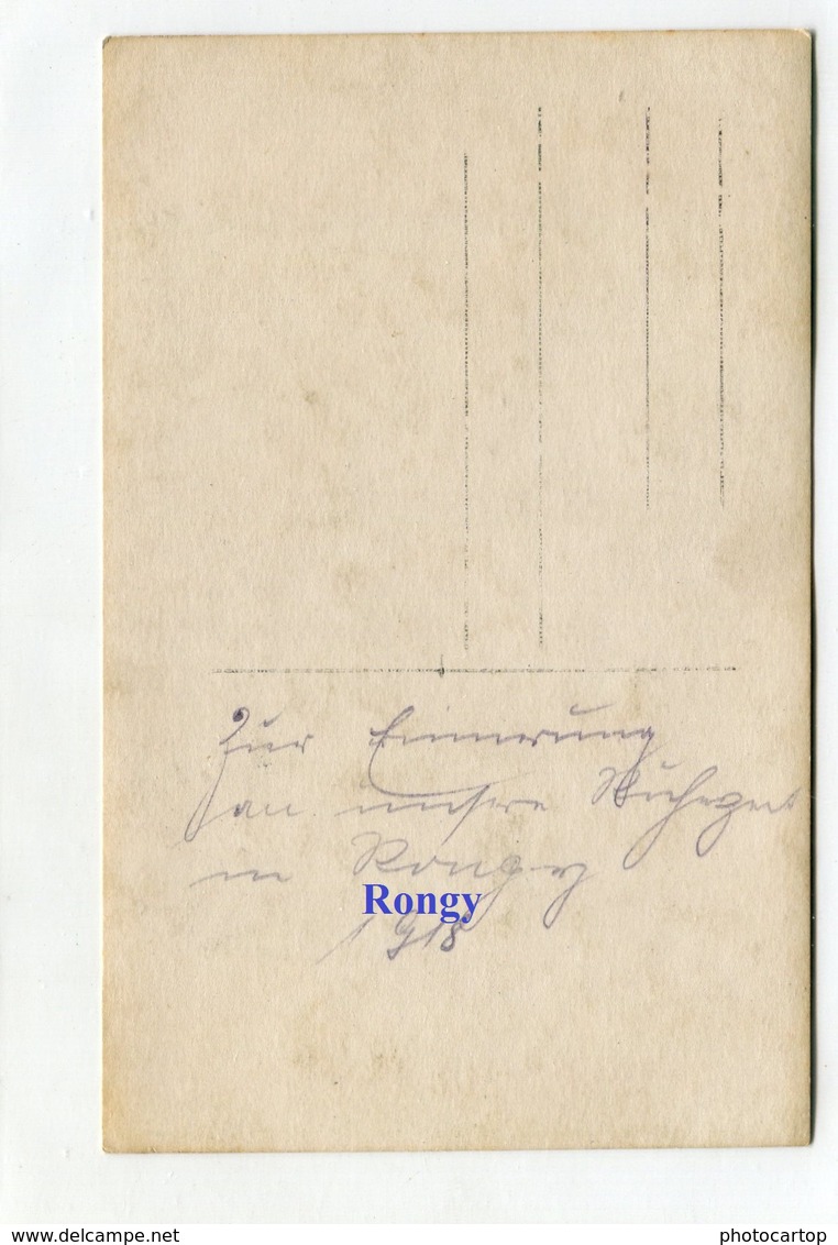 RONGY-CARTE PHOTO Allemande-Guerre 14-18-1WK-BELGIEN- - Brunehaut