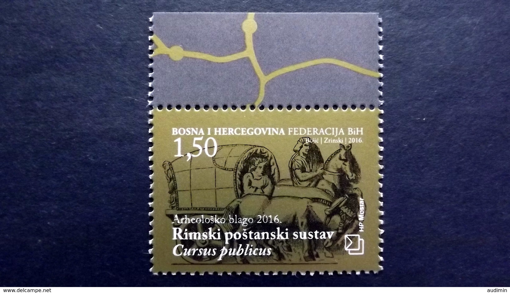 Bosnien-Herzegowina Kroatisch 430 **/mnh, Römische Reisekutsche Des Cursus Publicus - Bosnia Erzegovina