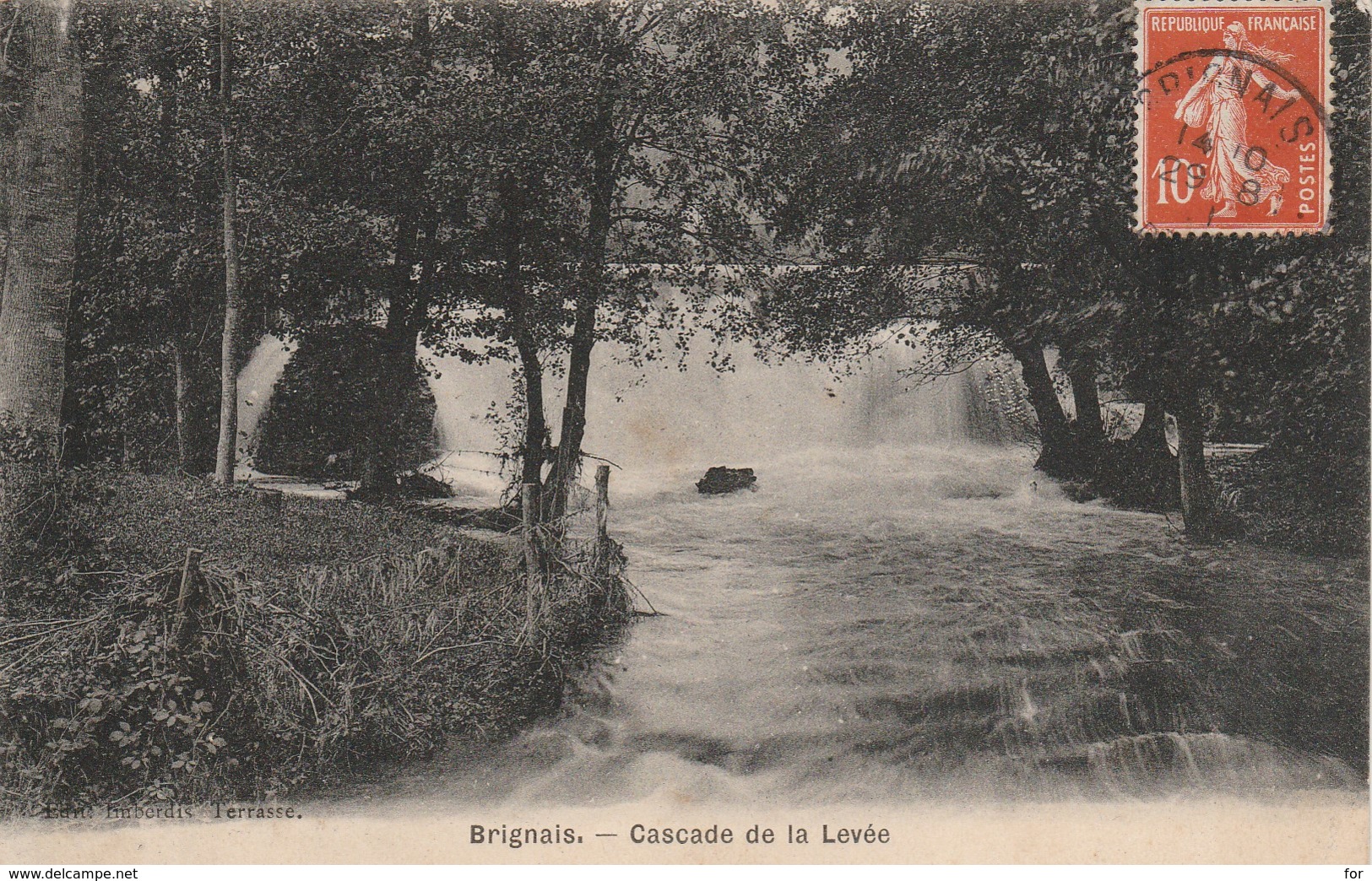 Rhone : BRIGNAIS : Cascade De La Levée - Brignais