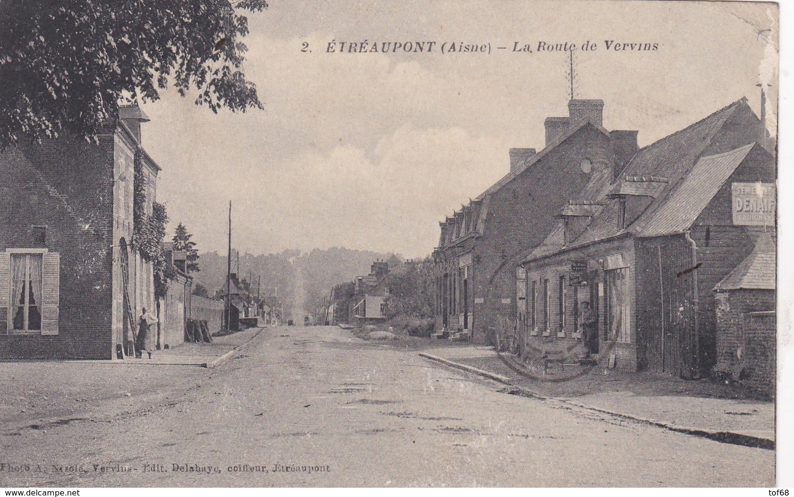 Etreaupont La Route De Vervins - Autres & Non Classés