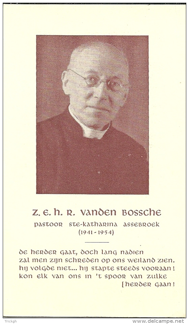 R Vanden Bossche 1941 - 1954 / Pastoor Ste-Katharina Assebroek - Autres & Non Classés