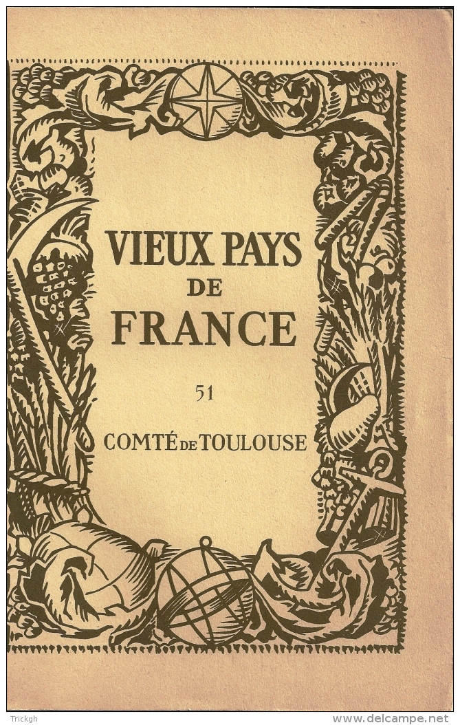 Comté De Toulouse / Ed. Laboratoires Marinier / 36 X 27 Cm Plié - Geographical Maps