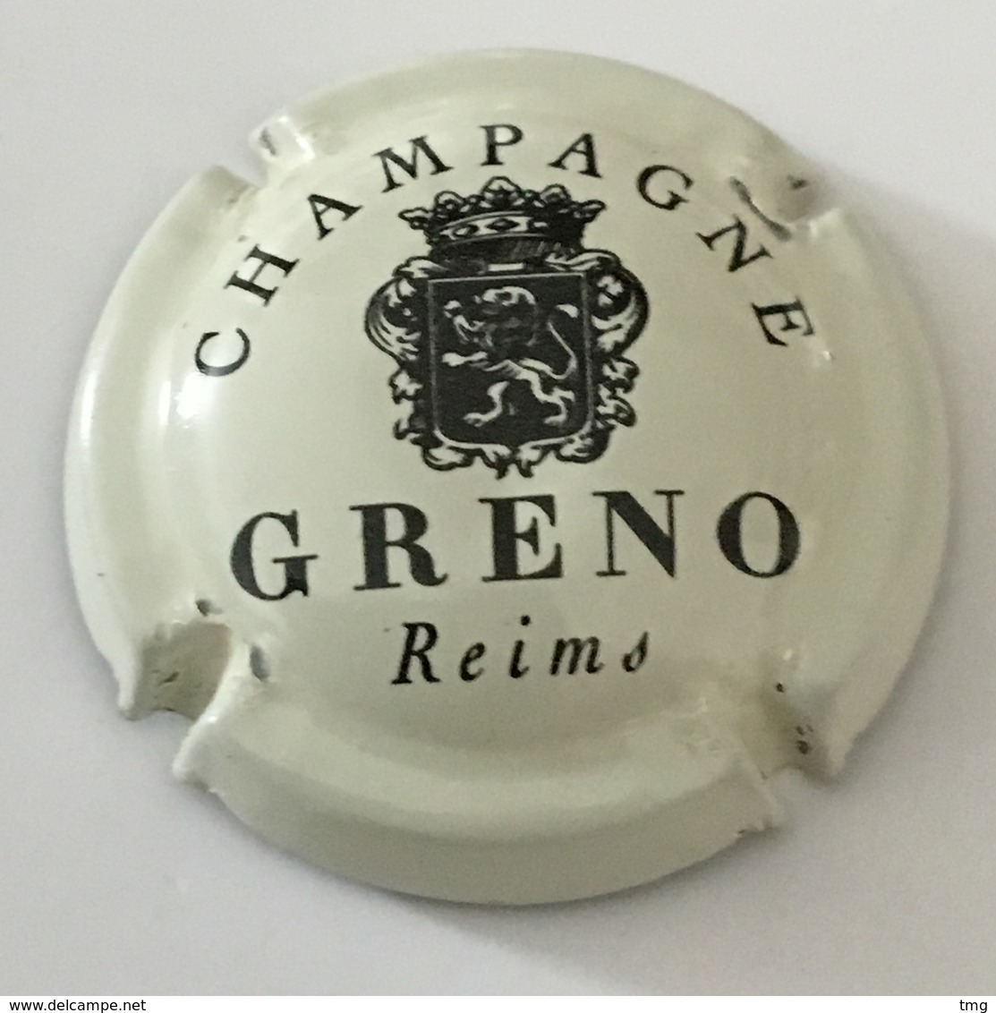 83 - Capsule De Champagne - 1 - Greno, Blanc Cassé Et Noir Reims - Taittinger