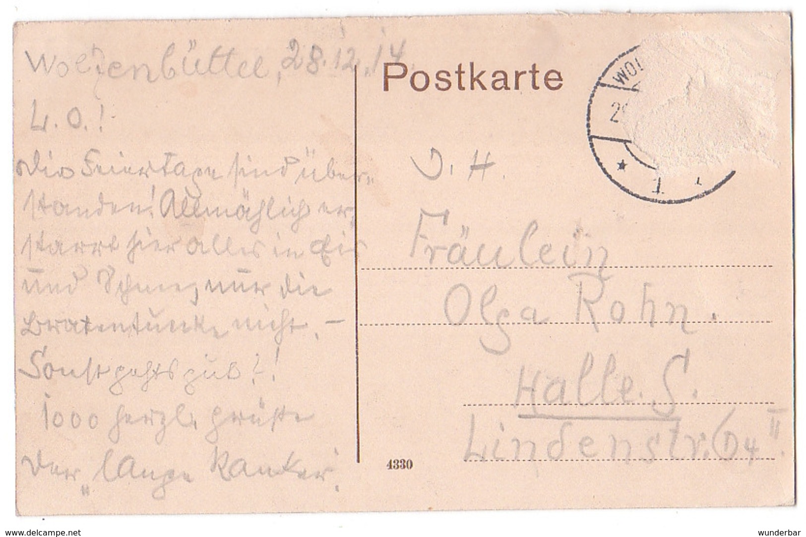 Wolfenbüttel  1914 (z5631) - Wolfenbuettel