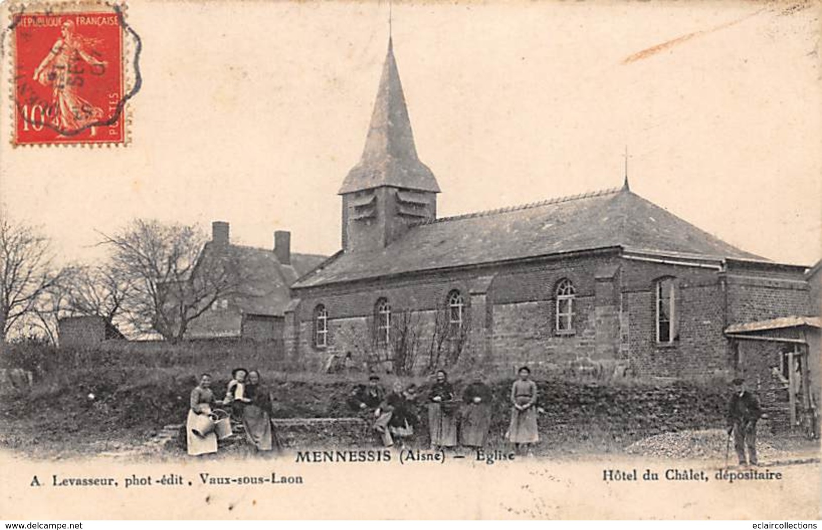 Mennessis    02         Eglise Et Personnages       (voir Scan) - Sonstige & Ohne Zuordnung