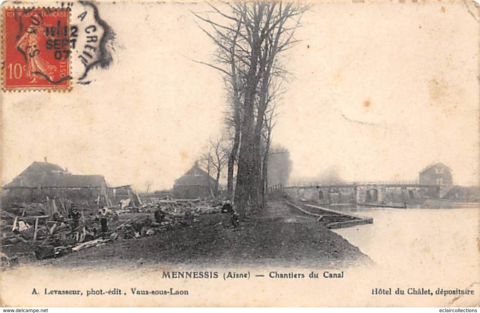 Mennessis    02         Chantiers Du Canal       (voir Scan) - Andere & Zonder Classificatie