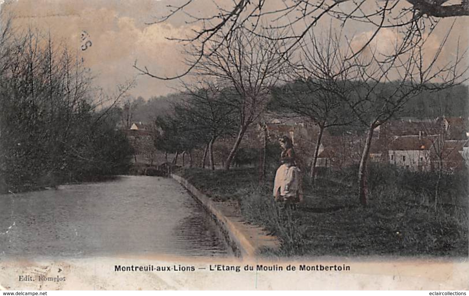 Montreuil Aux Lions     02         L’Étang Du Moulin De Montbertoin     (voir Scan) - Andere & Zonder Classificatie