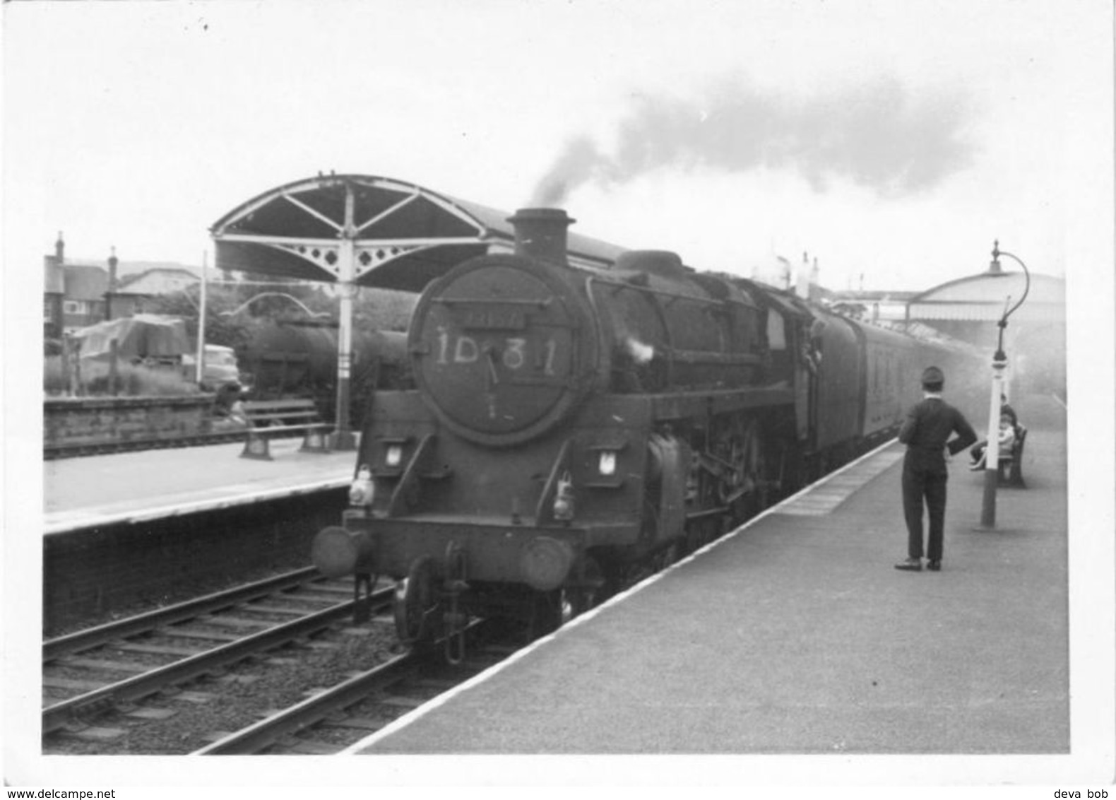 Railway Photo BR 5MT 73157 Gobowen 1966 Standard 4-6-0 Loco - Trains