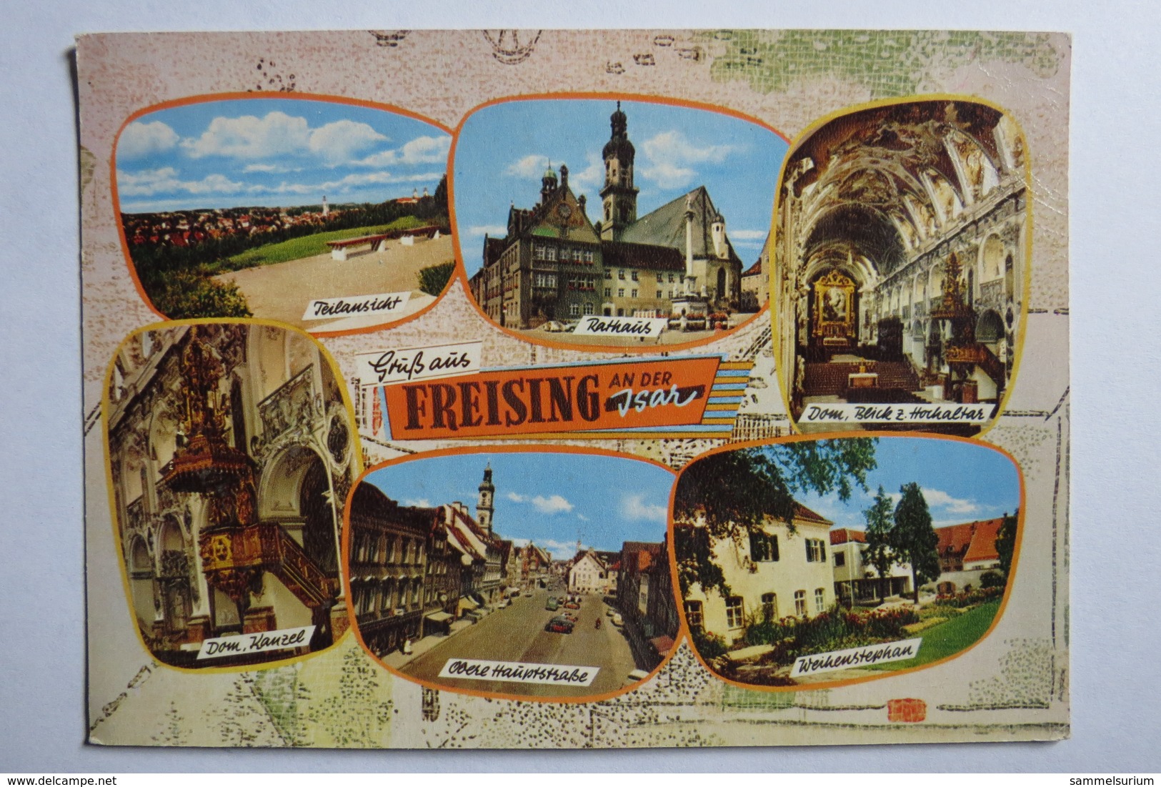 (10/6/38) AK "Freising" Mehrbildkarte Mit 6 Ansichten - Freising