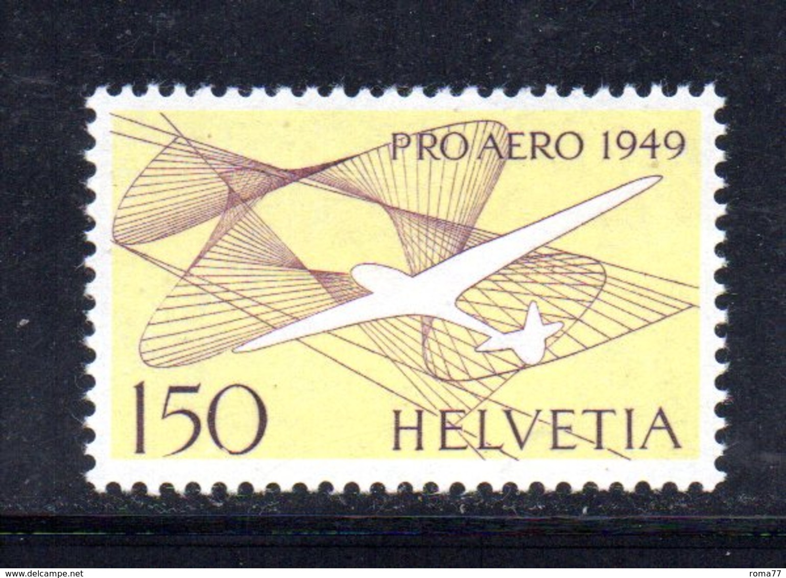 149/1500 - SVIZZERA 1949 , Posta Aerea Unificato N. 44  ***  MNH  PRO AEREO - Nuovi