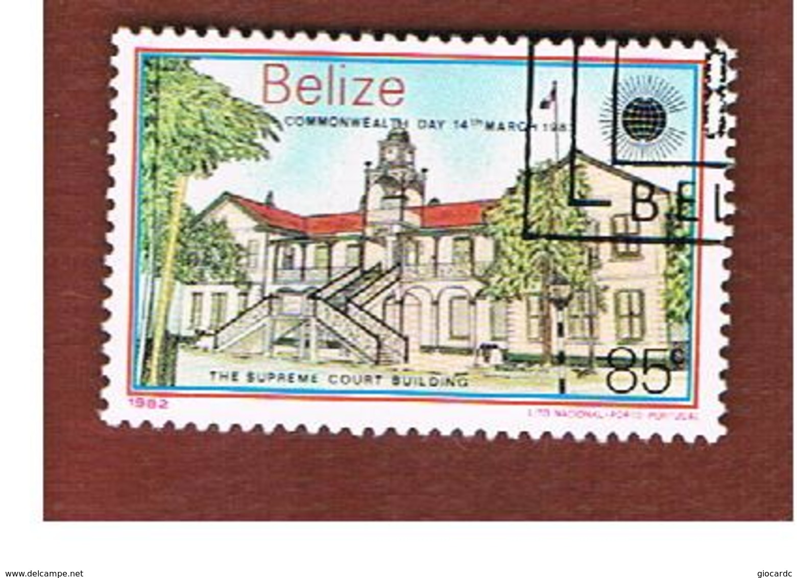 BELIZE - SG 733 -  1983 COMMONWEALTH DAY: SUPREME COURT  - USED ° - Belize (1973-...)