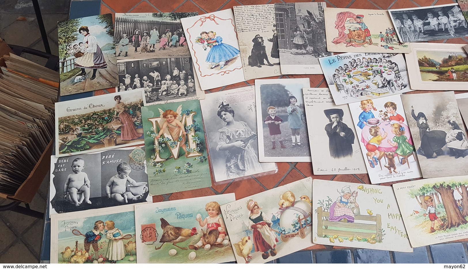 Lot + de 600 cartes anciennes PIN UP WOMEN bébés multiples enfants femmes illustrateurs séries mode publicités.. à voir