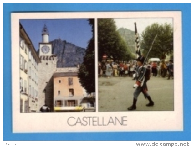 04 - Castellane - Cité Historique Située Sur La Route Napoléon à L'entrée Des Célèbres Gorges Du Verdon - Carte Vierge - Castellane