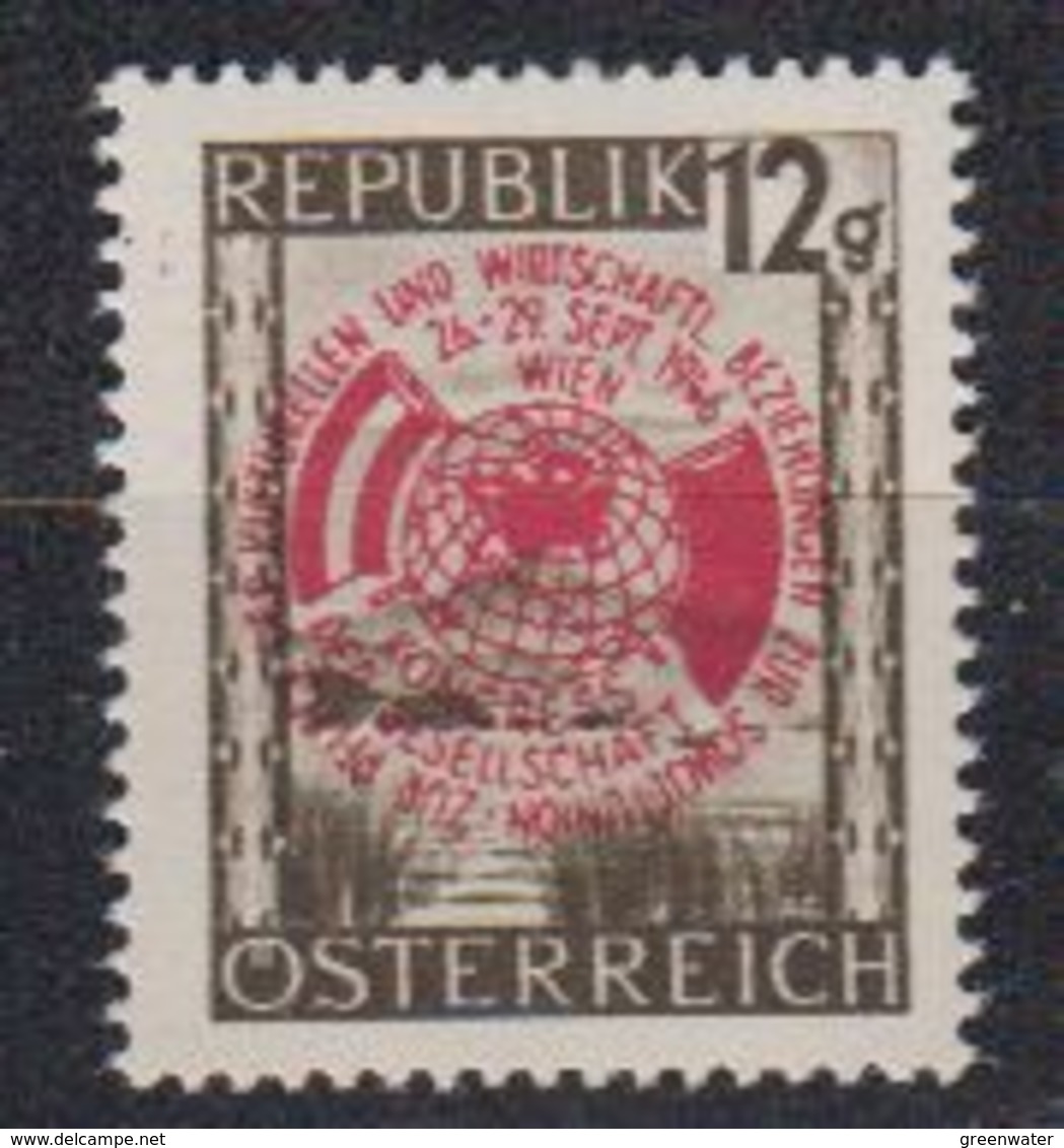 Austria 1946 Kongress 1v ** Mnh (40467) - Ongebruikt